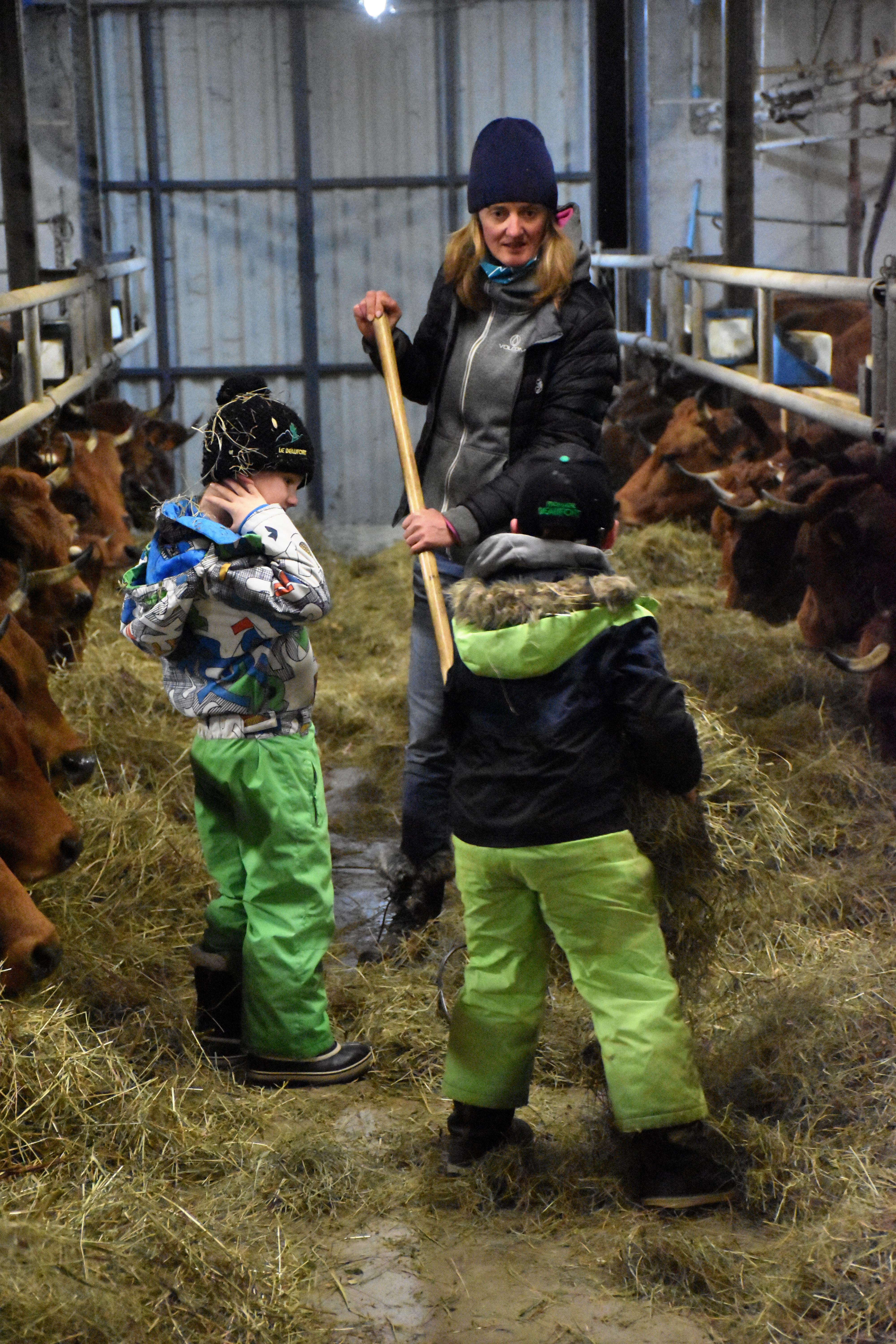 Enfants Gaec Des Tarines Bourg St Maurice 21 Janvier 2021 23