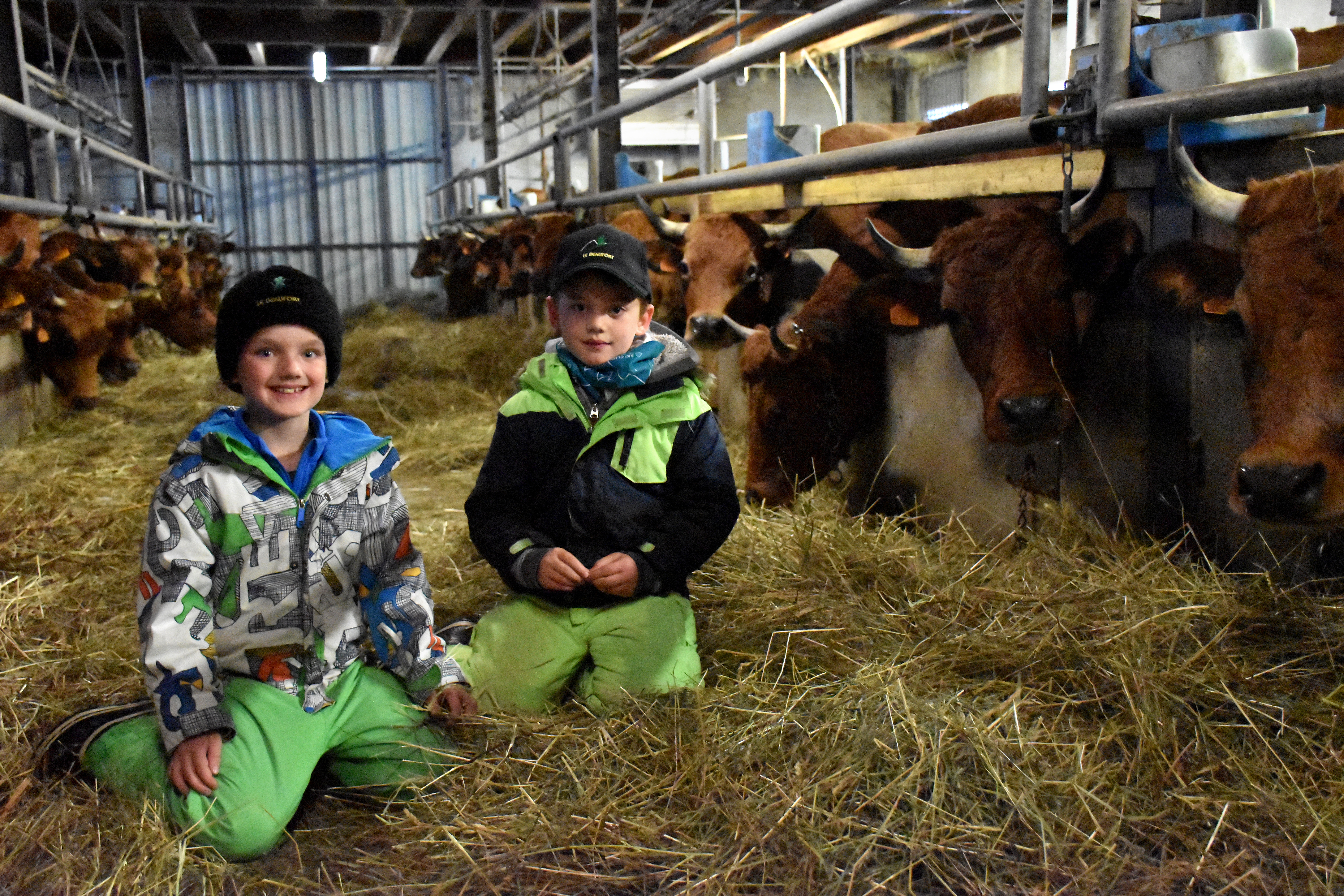 Enfants Gaec Des Tarines Bourg St Maurice 21 Janvier 2021 1