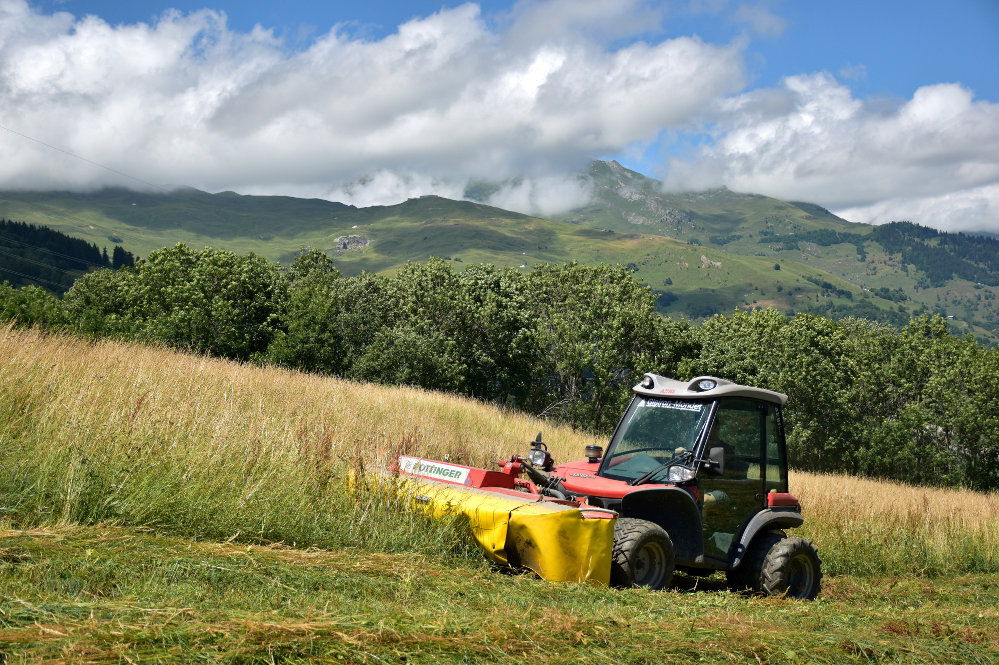 Le Fauchage Le Travail Des Foins Fromage Beaufort 4