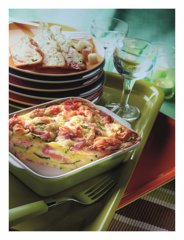Gateau Invisible Courgettes Jambon Cru Et Beaufort 1